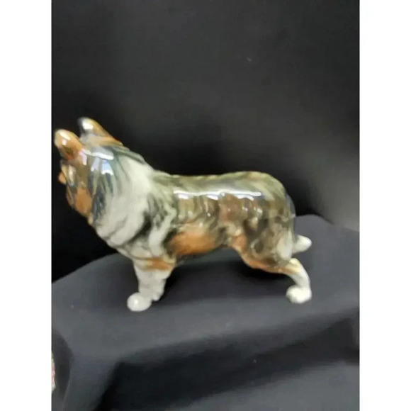 Occupied Era Japan Dog Border Collie Lassie Large size 6 1/2" - Picture 4 of 5